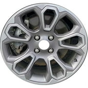 17 x 7 inch New Alloy Rim for 2018-2021 Ford Ecosport Machined face with Painted Gray Spokes and Vents