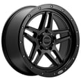 thumbnail image 1 of 17 x 8.5 in. 4 Wheel Parts Factory T-Series Wheel with 5x5 Bolt Pattern, Satin Black, 1 of 1