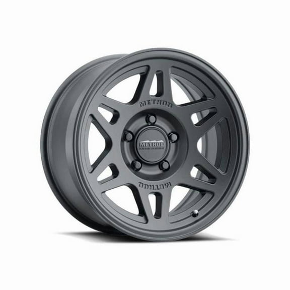 17 x 8.5 in. 6 x 135 mm Bolt Pattern 0 mm Offset MR706 Bead Grip Wheel, Matte Black