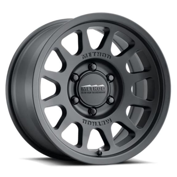 17 x 8.5 in. Plus 25 mm Offset 6 x 135 87 mm CB MR703 Matte Black Wheel