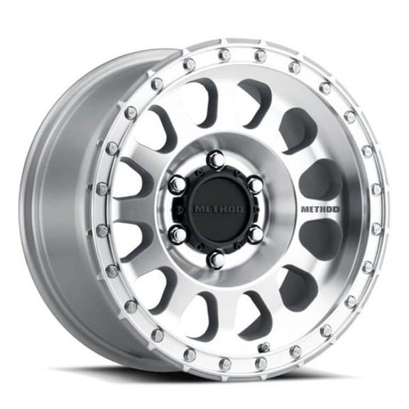 17 x 8.5 in. Plus 25 mm Offset 8 x 6.5 in. 130.81 mm CB MR315 Machined & Clear Coat Wheel
