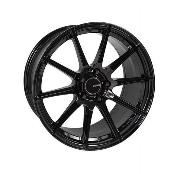 17 x 8 & 5x114.3 Bolt Pattern 45 mm Offset 72.6 mm Bore TS10 Black Wheel