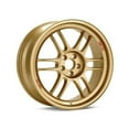 thumbnail image 1 of 17 x 9 & 5x114.3 Bolt Pattern 45 mm Offset 73 mm Bore RPF1 Gold Wheel for RX8, 1 of 1