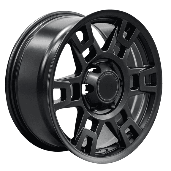 17" x 9 Toyota Style TRD Rims Matt Black 4pc.