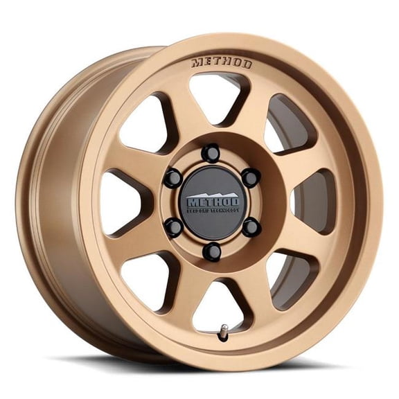 17 x 9 in. -12 mm Offset 5 x 5 in. Bolt Pattern 71.5 mm Center Bore MR701 Wheel, Bronze