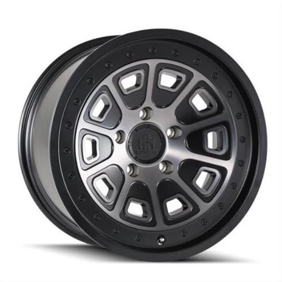 17 x 9 in. 6 x 135 Bolt Pattern 6 mm Offset 87.1 mm Center Bore Flat Iron Matte Black with Dark Tint Wheel