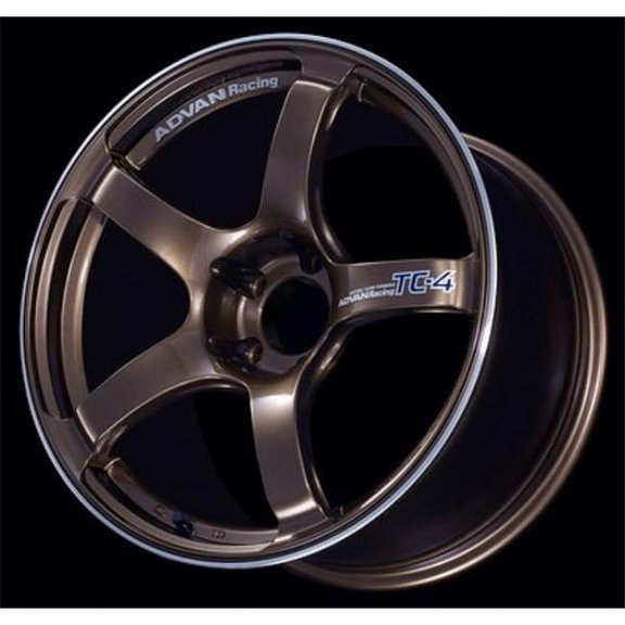 17 x 9 in. TC4 Plus 45 5-114.3 Umber Bronze Metallic & Ring Wheel