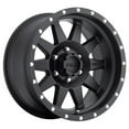 thumbnail image 1 of 17 x 9 in. The Standard with 8 on 170 Bolt Pattern - Matte Black, 1 of 1