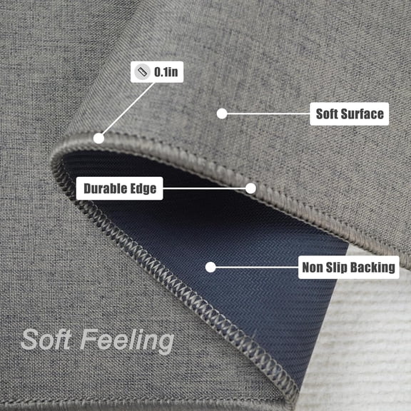 17"x30" Ultra Thin Door Mat Indoor for Inside Entry Way Very Thin Floor Mats Fit Under Door Ultra Thin Bath Mat Under Door Super Thin Front Door Mat Outdoor Rug Non Slip Washable