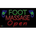 thumbnail image 1 of 17"x31" ABC LED Signs Animated Foot Massage LED Sign w/Flashing Controller - Rugged Outdoor/Indoor, 1 of 1