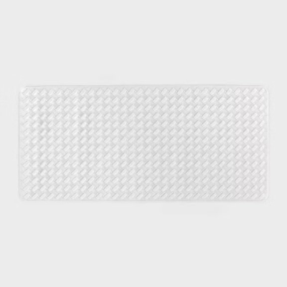 17"x36" Bath Mat Clear