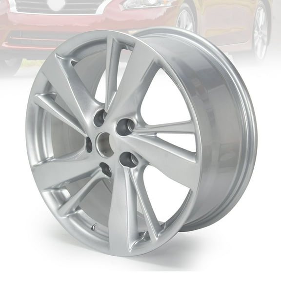17" Replacement Rim for 2013-2016 Nissan Altima Wheel, 17x7.5-inch 5-Lug Silver Wheel Rim 5x114.3mm