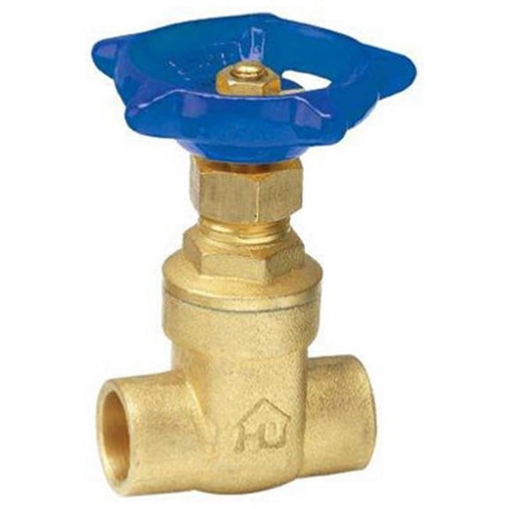 170-4-12-12 0.5 in. Brass Gate Valve
