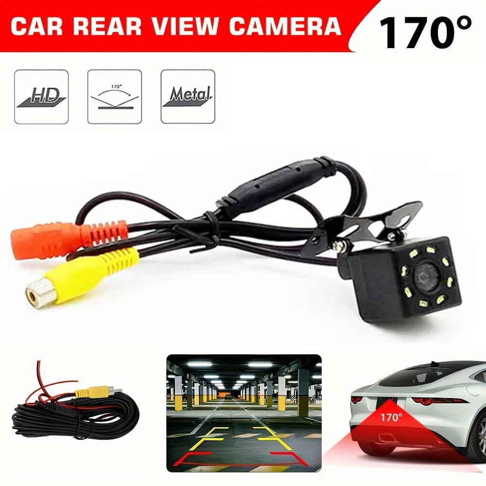170° Car Rear View Reverse Camera Parking Backup LED HD Night Vision ...