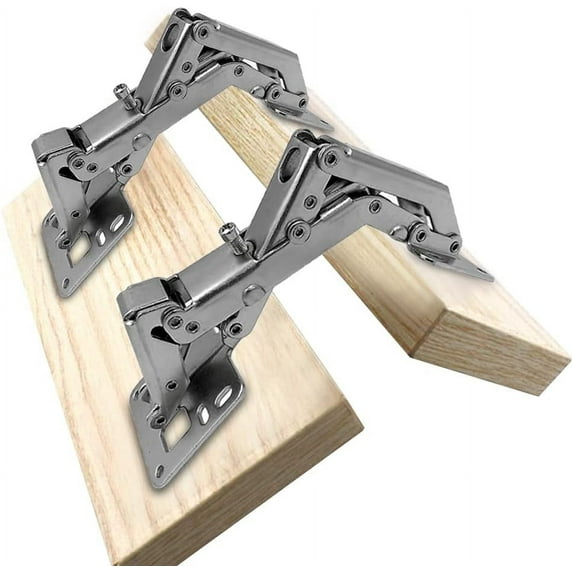 170 Degree Hinge Frameless Cabinet Door Hinge Hidden Hydraulic Adjustable Installation Hinge Soft Close (1 Pair)