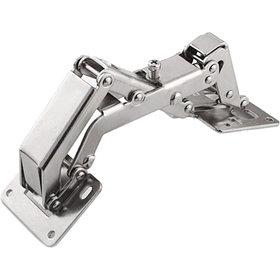 170 Degree Soft Close Frameless Cabinet Hinges. | Adjustable 130-170 ° Hydraulic Concealed Hinge, Suitable for Lazy seat Blind Corner Kitchen Cabinet Trapdoor Hardware