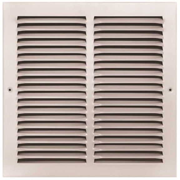 TruAire 170 12X12 Return Air Grille 12-Inch x 12-Inch Sidewall or Ceiling Return Air Grille, White