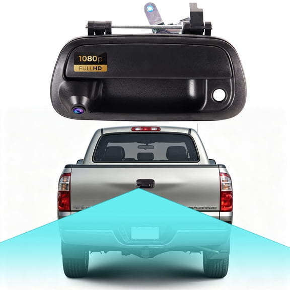 170 Tailgate Handle Backup Camera for Toyota Tundra 2000-2006 Pickup, HD 1080P Rearview Camera with Night Vision IP68 Waterproof Wide Angle