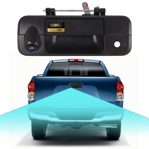 170 Tailgate Handle Backup Camera for Toyota Tundra 2007-2013, HD 1080P Night Vision Rear View Camera with IP68 Waterproof