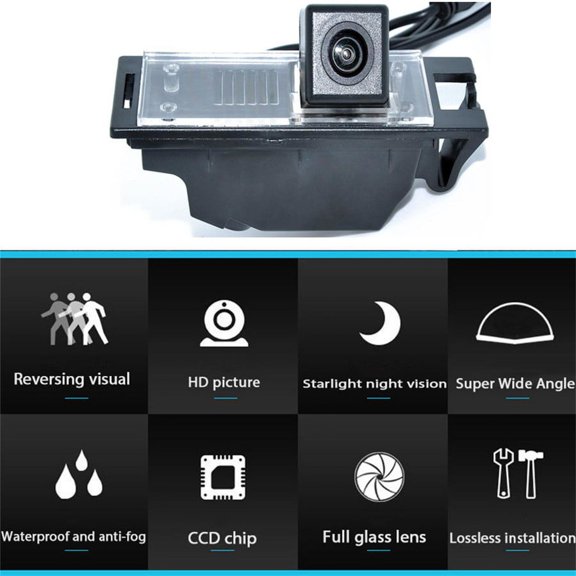 170 Wide Viewing Angle Reverse Backup Parking Camera NTSC/PAL For Hyundai IX35