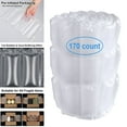 thumbnail image 1 of 170 count 4x8in prefilled air pillows for package void filling. Eco-friendly cushioning stuffer for shipping and packaging to peanuts, foam, and paper, 1 of 8