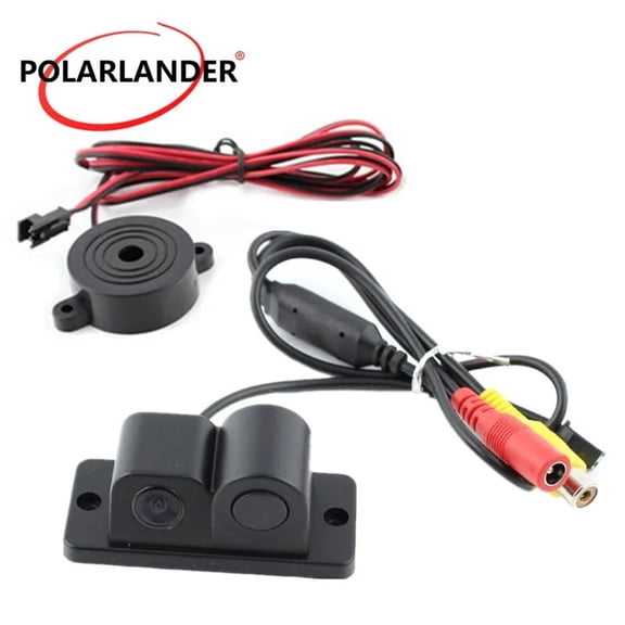 170 degree wide angle 2 In 1 Auto Reverse camera with parking radar Backup Radar Car video Parking Sensors camera