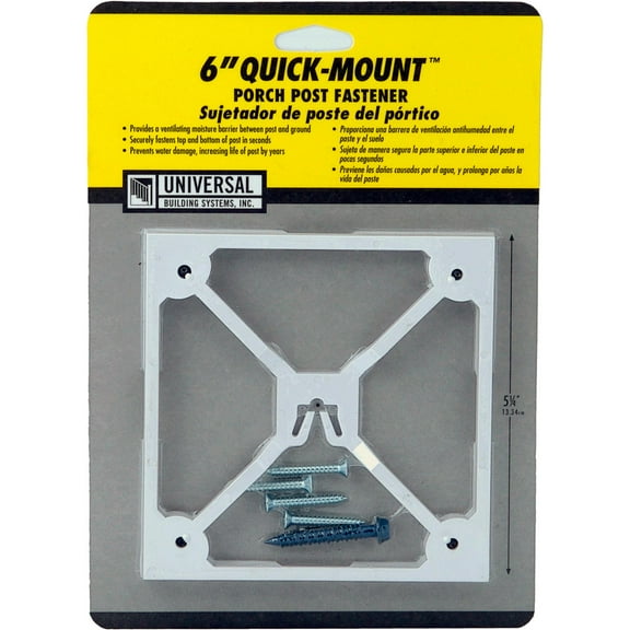 17006 Quick-Mount Porch Post Fastener 6"