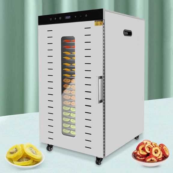 1700W Food Dehydrator, 20 Layers Stainless Steel Dryer Blower for Fruit Meat Jerky 110V