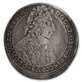 thumbnail image 1 of 1703 Bishopric of Olomouc Silver Thaler Charles III VF, 1 of 2