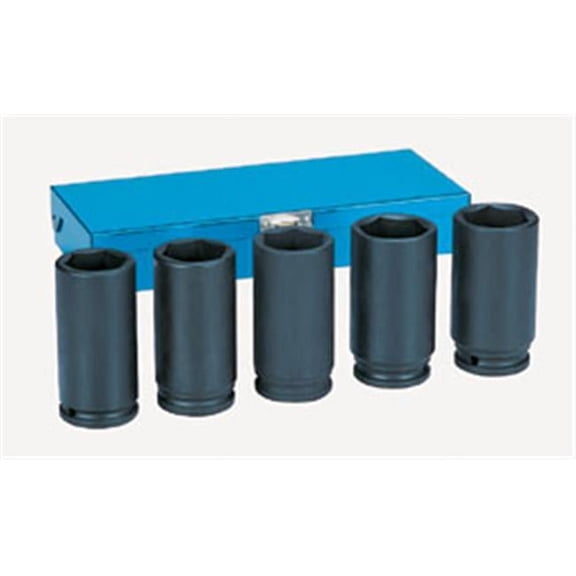 1705SN 0.5 in. Drive 5 Piece Spindle Nut Set