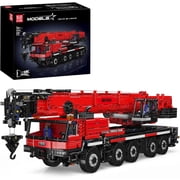 17074 Mobile Construction Crane Toy Set, APP/Remote Control Mobile Crane Building Block with Motors, Collectable Engineering Truck Model Toys 3218PCS
