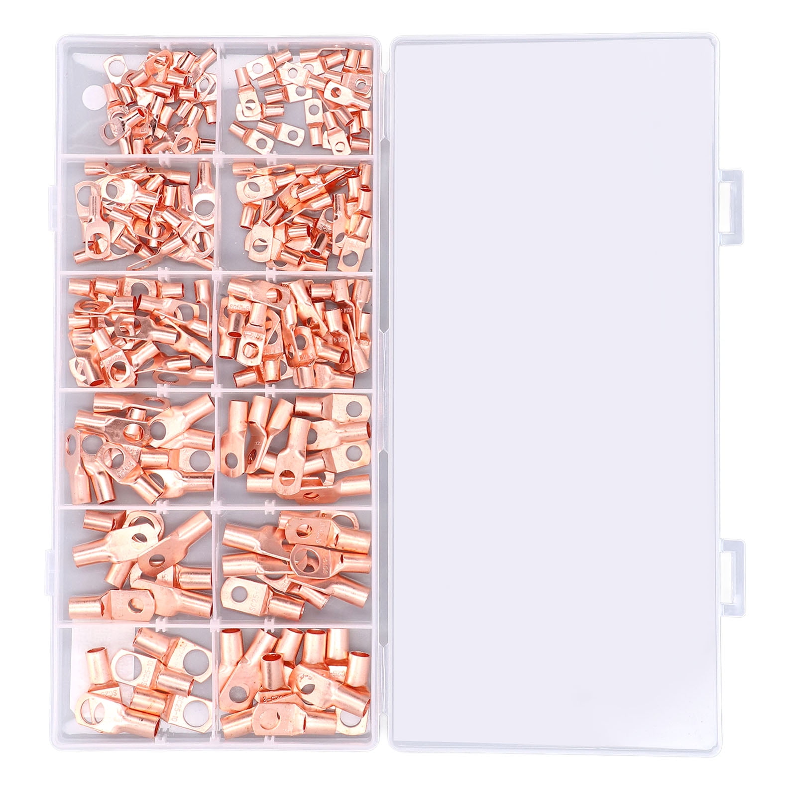 Set 170 Terminali Batteria In Rame | Per Cavi AWG4-12 | Connettori Ad Anello | Per Auto, Solar - Foto 7