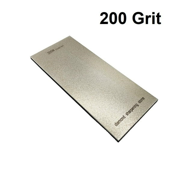 170X75mm Sharpening Stone Cutter Sharpener Whetstone Oilstone with Non-Slip Base 200 Grit