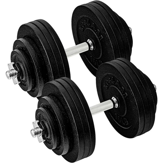 Yes4All 170LB Adjustable Dumbbell Weight Set, 85 lb