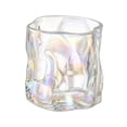 thumbnail image 1 of 170ml Twisted Glass Whiskey Beer Cup - Thickened Multicolor Novelty Drinking Glass, 1 of 6