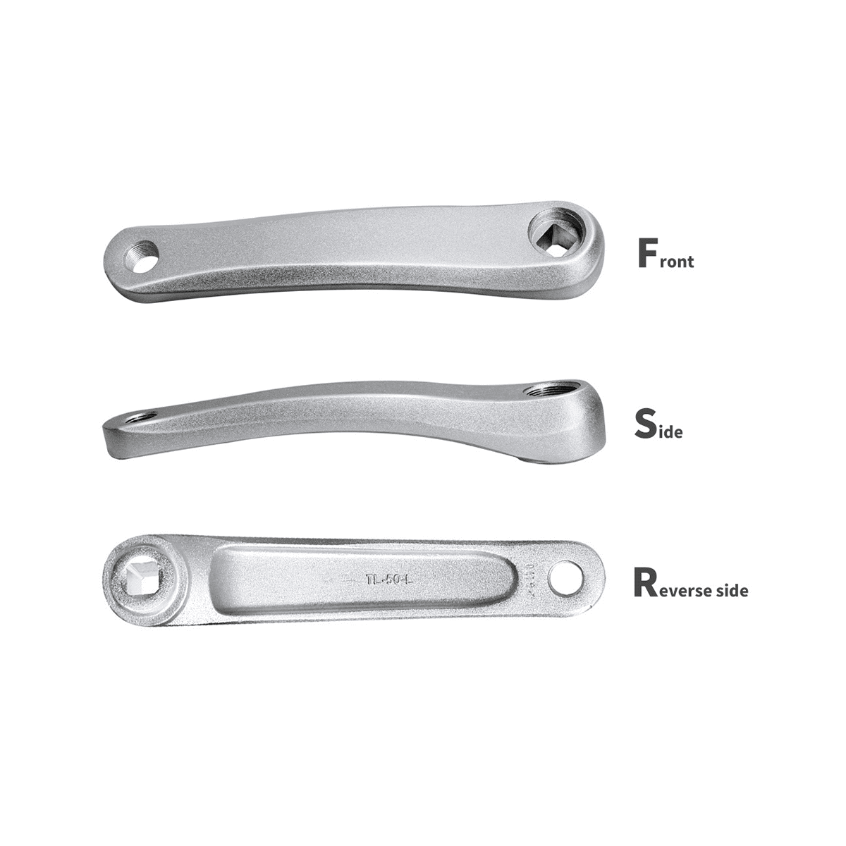 170mm Crank Arm Mountain Bike Left Side Crank Square Hole Crankset