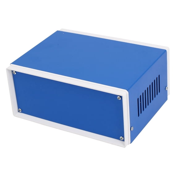 170mmx130mmx80mm Rectangle Project Enclosure Case Electric Junction Box Blue