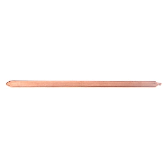 170x8x3mm Copper Tube Flat Heatsink For Laptop Notebook