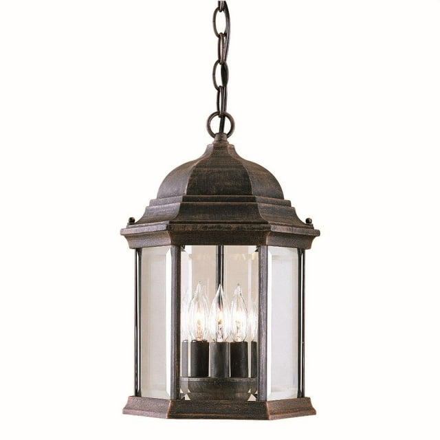 1711-03-28-Forte Lighting-Chester - 3 Light Outdoor Pendant-15 Inches Tall and 9.5 Inches Wide