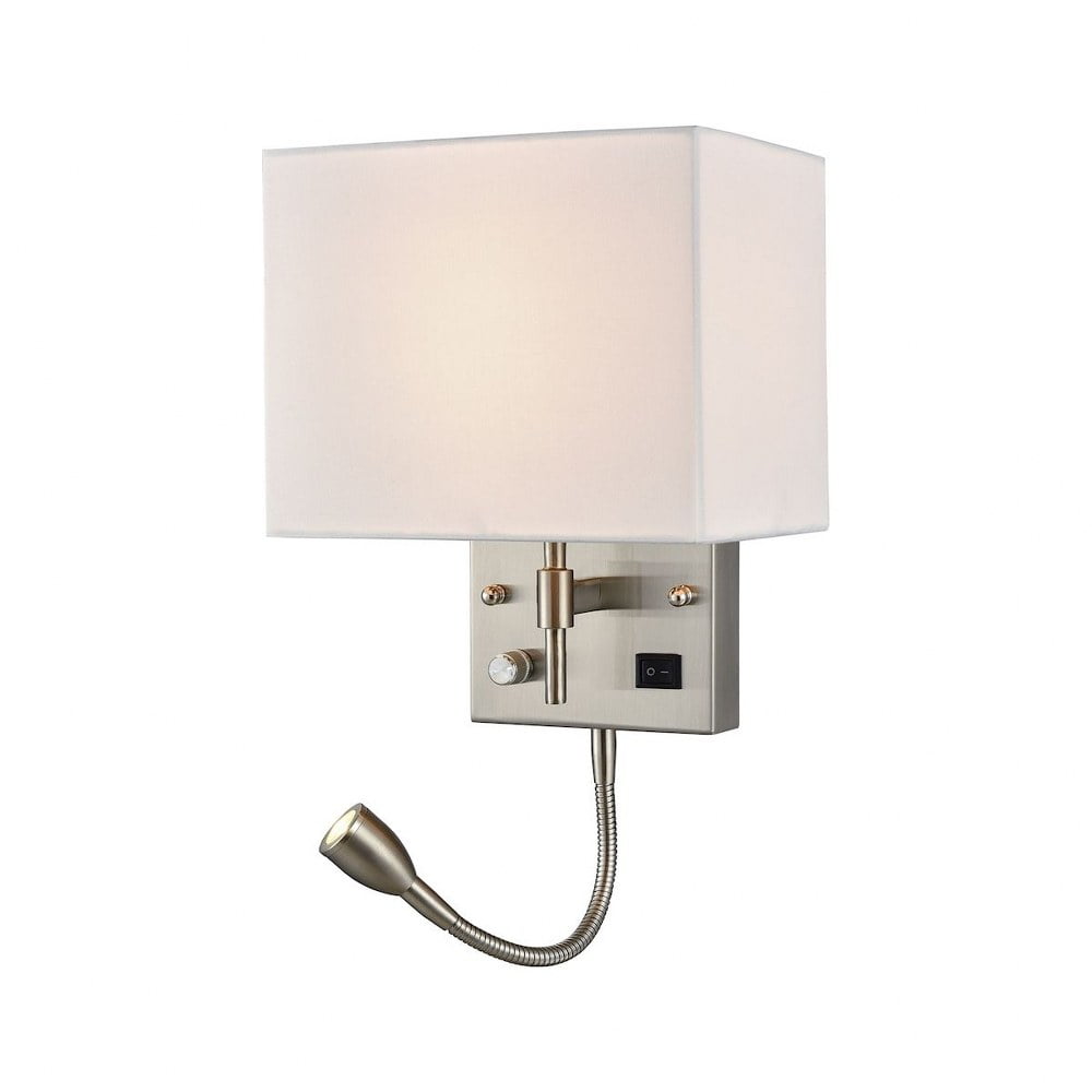 Elk Lighting Sconces Satin Nickel Wall Sconce - 17157/2 - Walmart.com