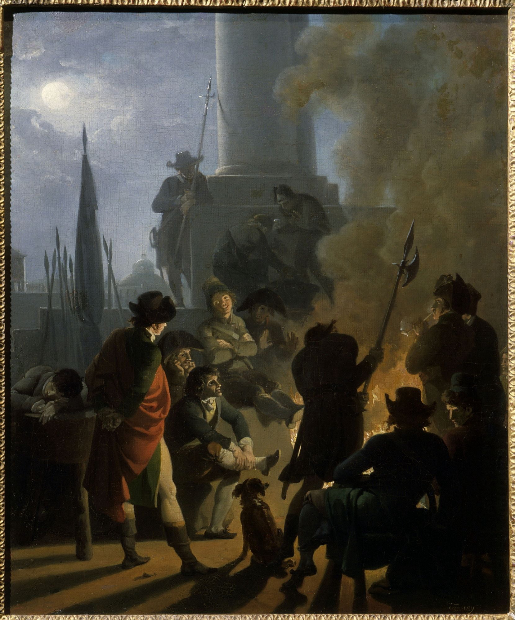 1718 Nicolas Taunay (1755-1830) French School Canvas Art - (24 x 36)