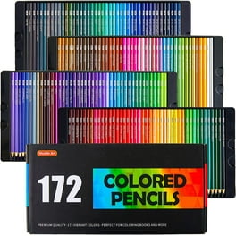 Soucolor 72-color Colored Pencils, Soft Core, Art Coloring Drawing