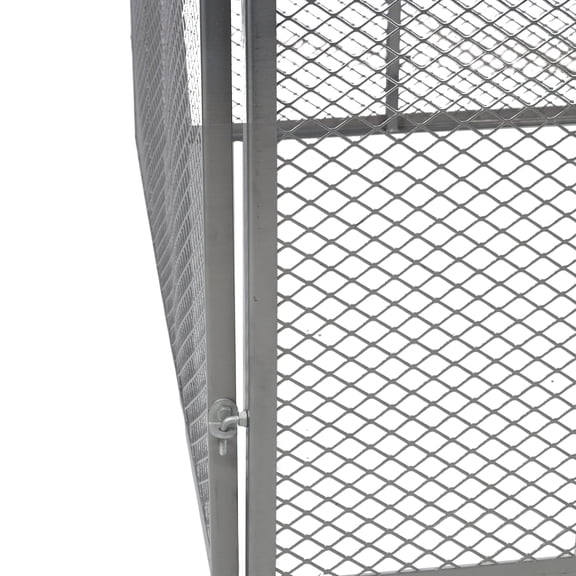 172 Gallon Metal Wire Mesh Composter, Large Outdoor Compost Bin with Rust-Proof Coating, Easy Assembly Square Garden Compost Bin for Yard Leaves Kitchen Scraps