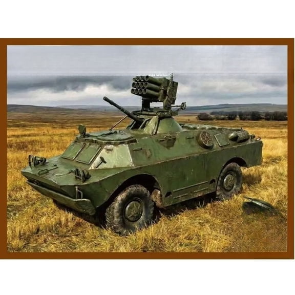 172002 1/72 BRDM-2 with Type63 Rocket Launcher Plastic Model Kit