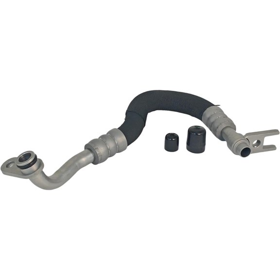 17227560980 Outlet Oil Cooler Hose Compatible with BMW E60/E61 535i 2008-2010, 535i xDrive 2009-2010, 535xi 2008, 535iGT 2010, 528i 528ixDrive 528xi Base 3.0L L6 Gas 17-22-7-560-980 Pipe Engine