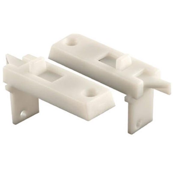 172434-W Spring Loaded Vinyl Tilt Latch, White