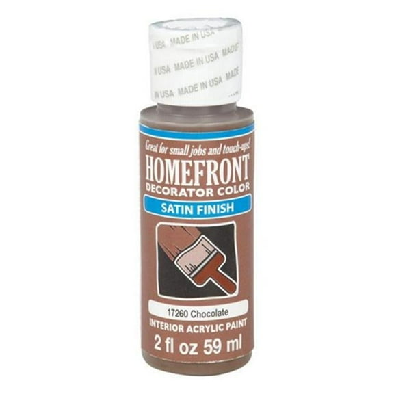 17260 2 oz Chocolate Satin Decorator Color Acrylic Paint