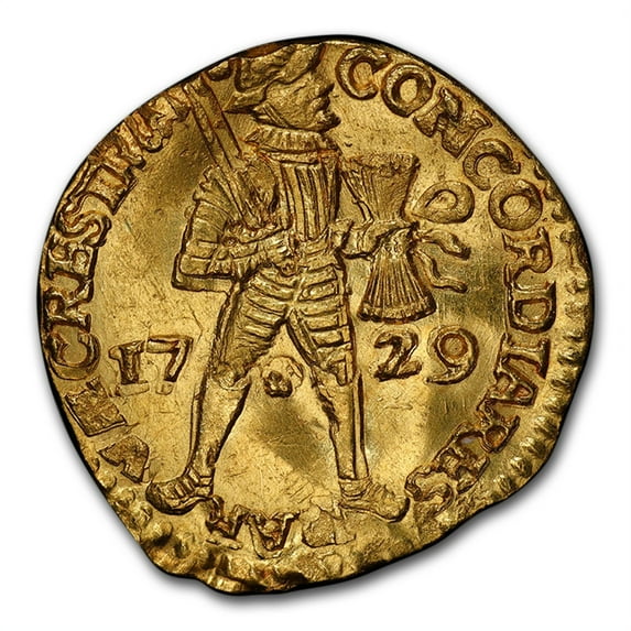 1729 Netherlands Utrecht Gold Ducat MS-63 PCGS