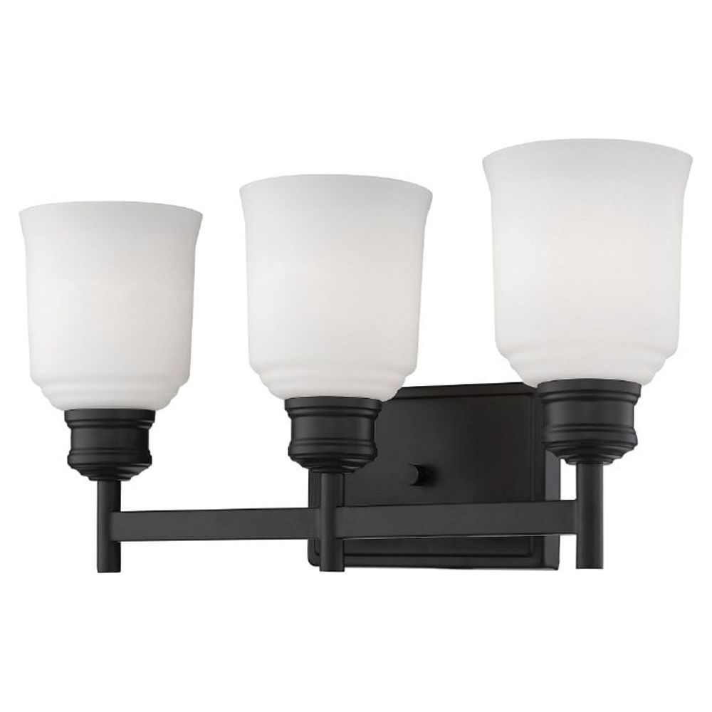 173MBMillennium LightingBurbank 3 Light Bath Vanity19.25 Inches
