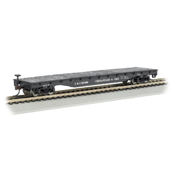 Bachmann - Silver Series Flat Car -- Chesapeake & Ohio - HO